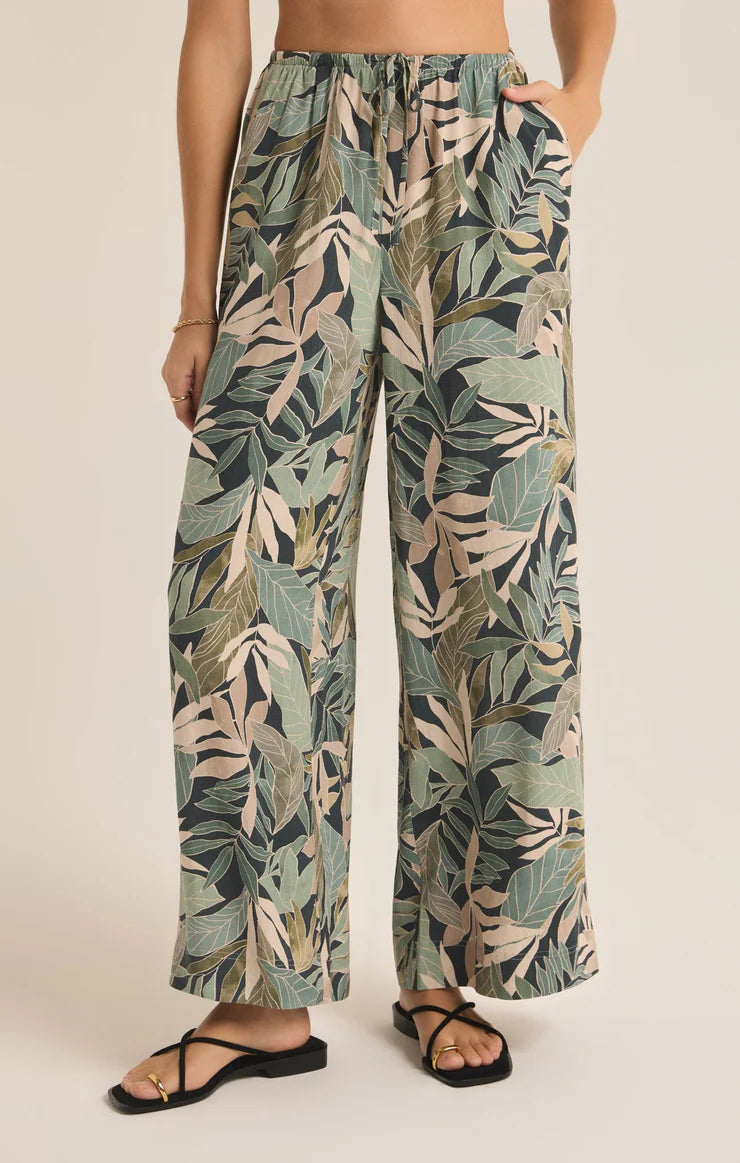 Z Supply Soleil Cusco Pant, Grape Leaf