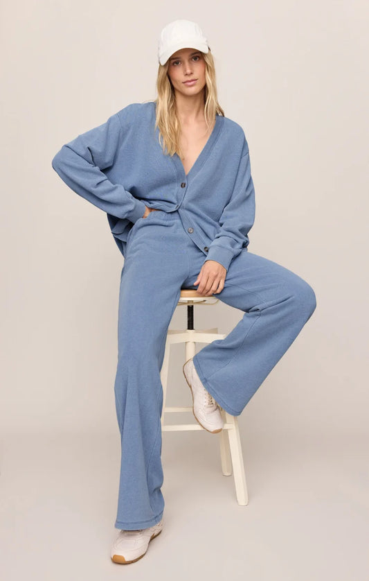 Z Supply Hunter Knit Denim Pant, Santorini Indigo