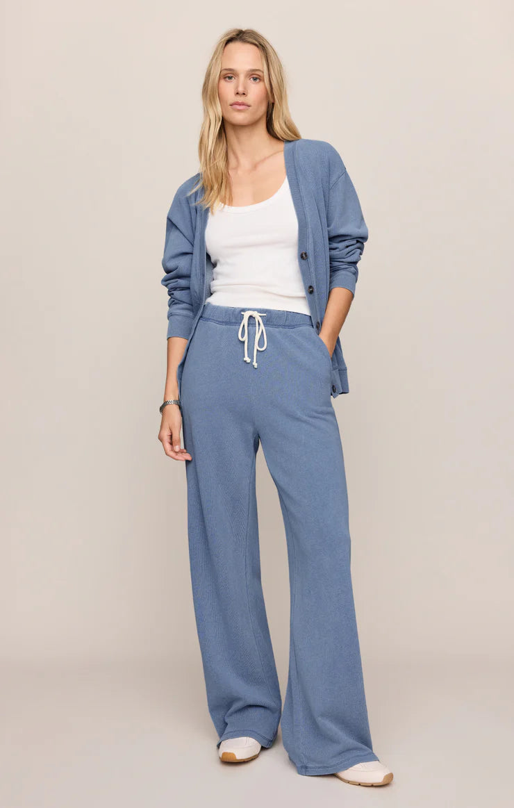 Z Supply Hunter Knit Denim Pant, Santorini Indigo