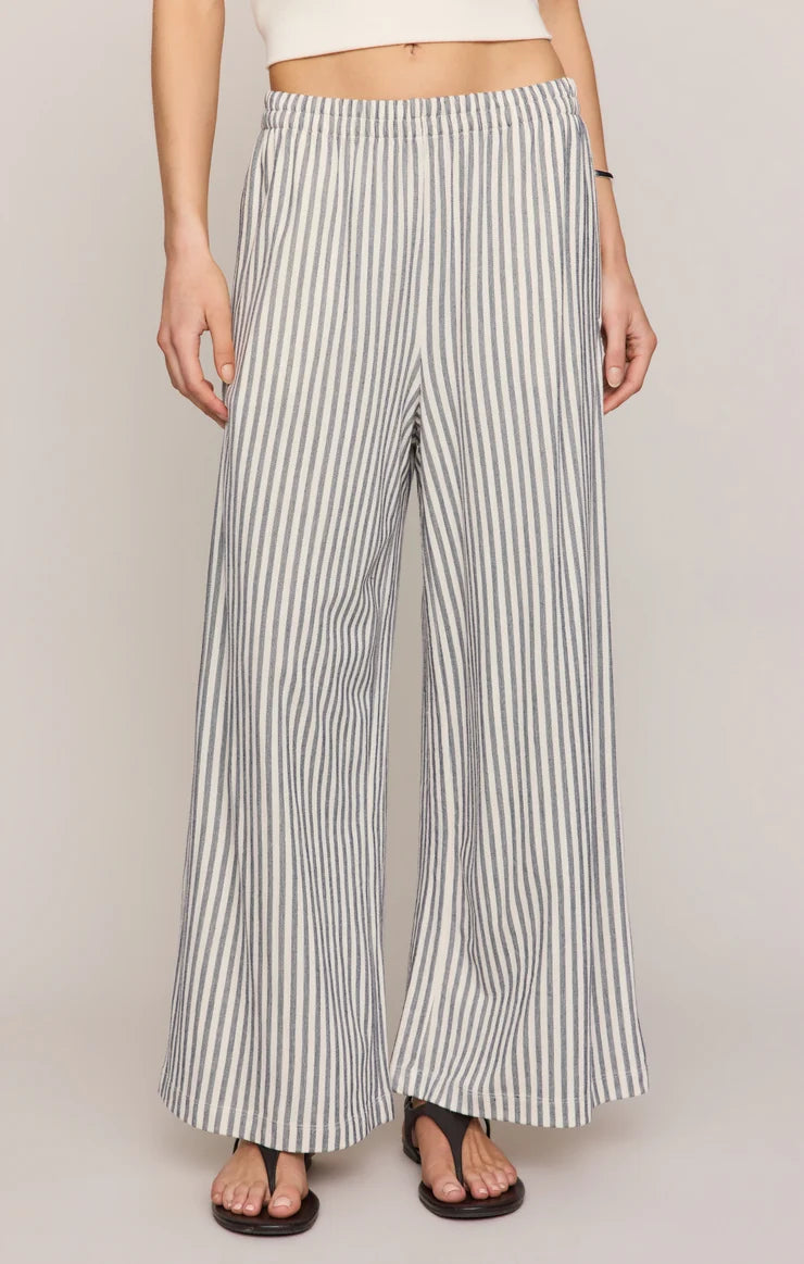 Z Supply Scout Knit Striped Pant, Eclipse