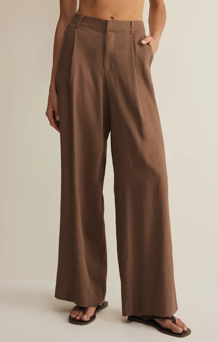 Z Supply Overlook Linen Pant, Palo Santo