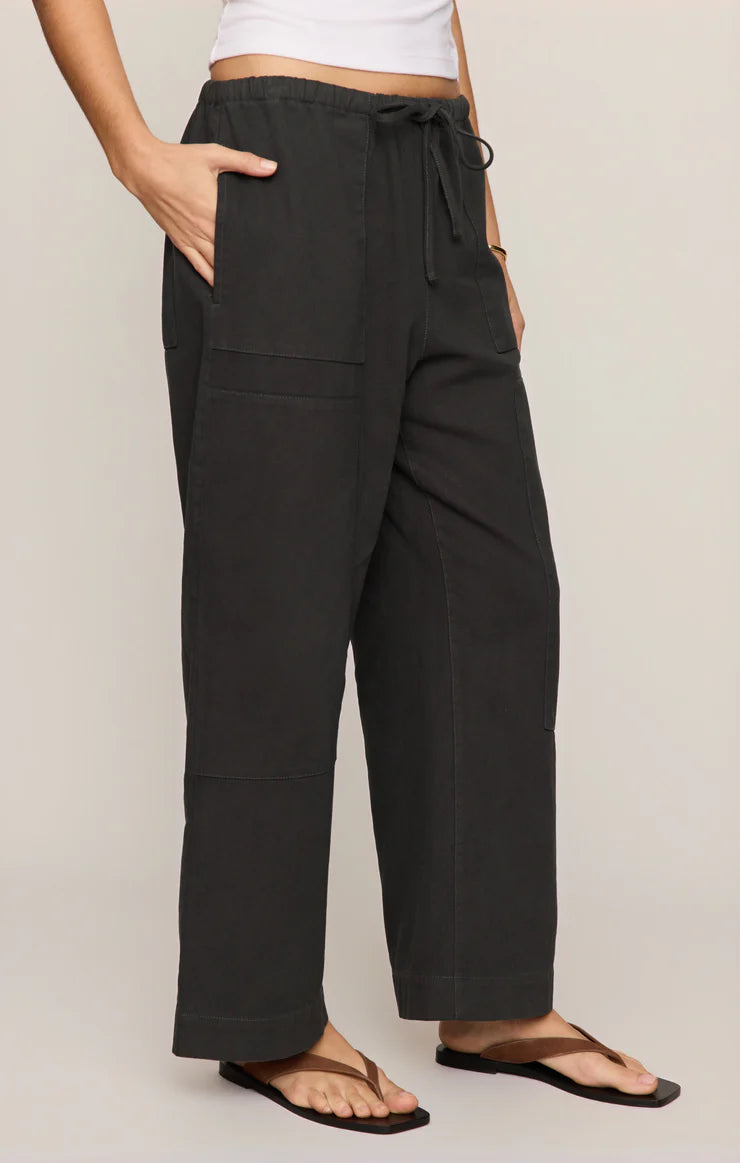 Z Supply Kit Twill Carpenter Pant, Ash Black