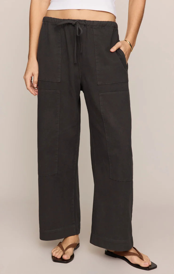 Z Supply Kit Twill Carpenter Pant, Ash Black