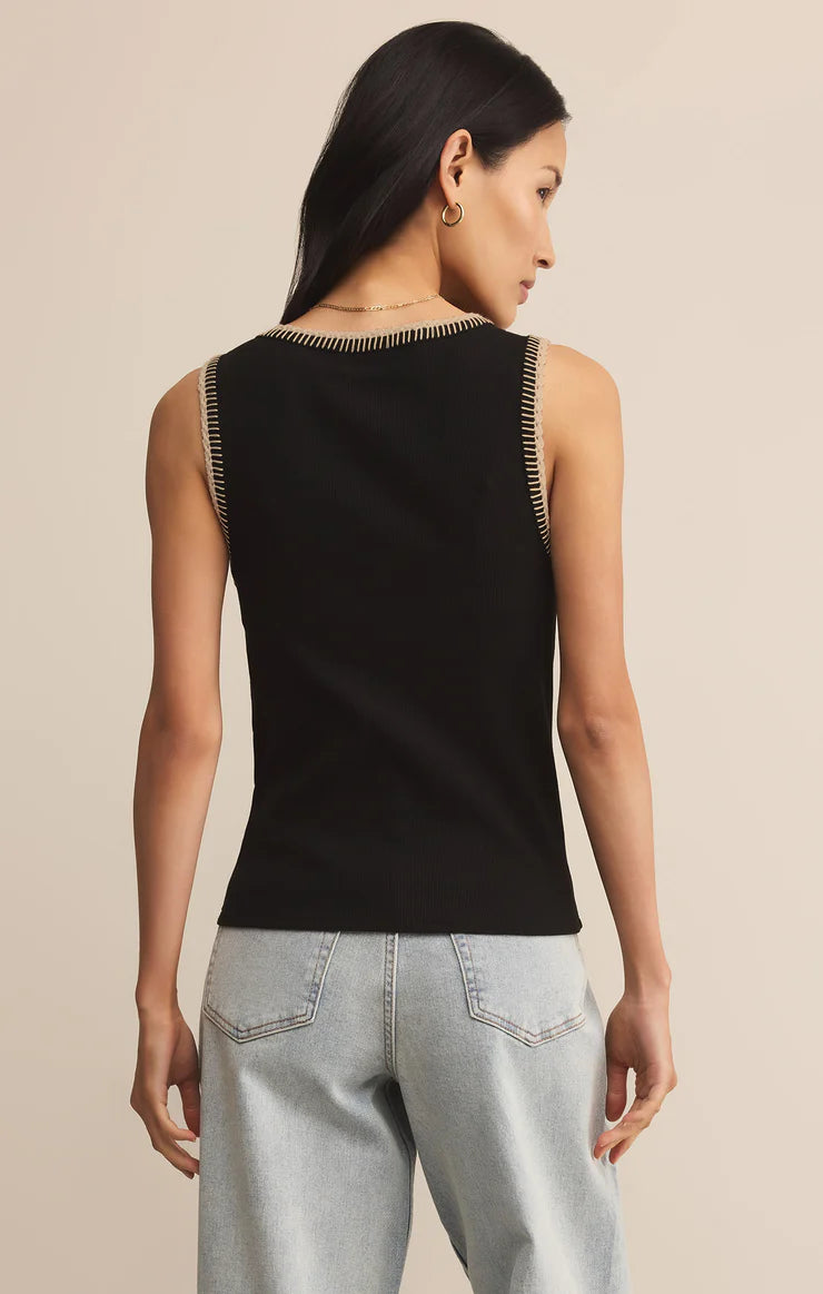 Z Supply Social Tank, Black