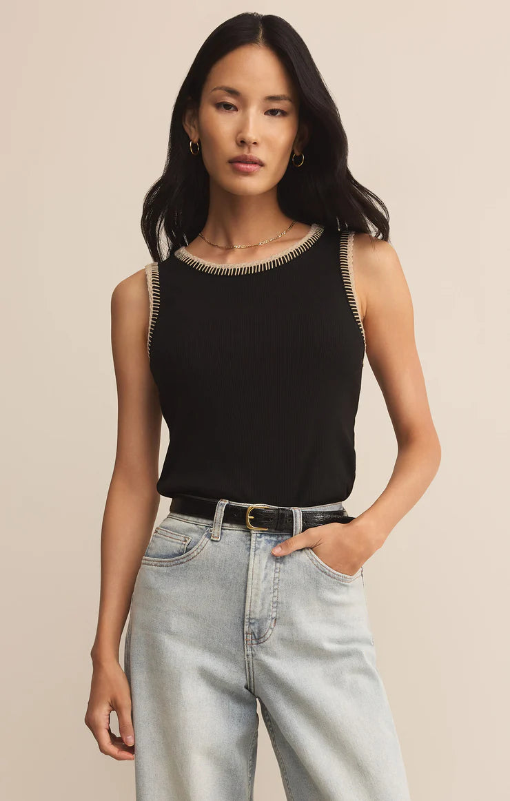 Z Supply Social Tank, Black