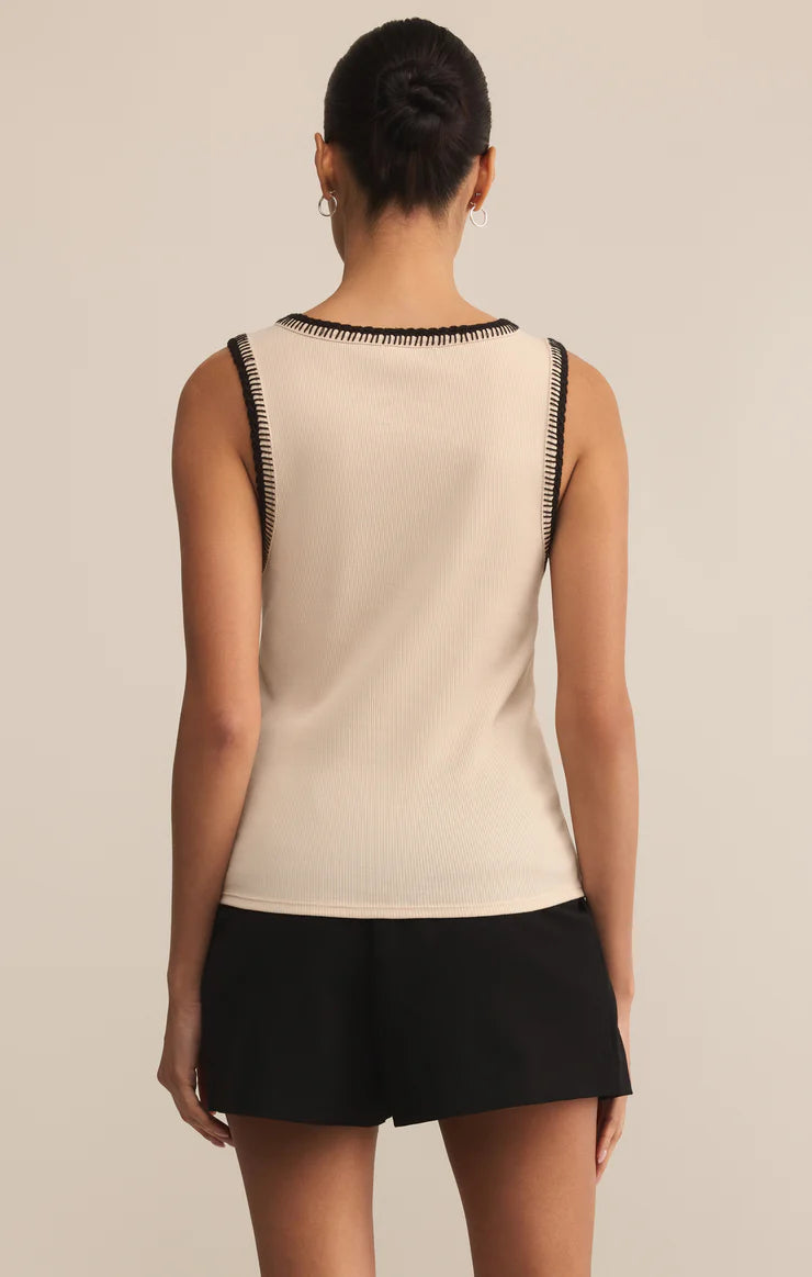 Z Supply Social Tank, Crystal