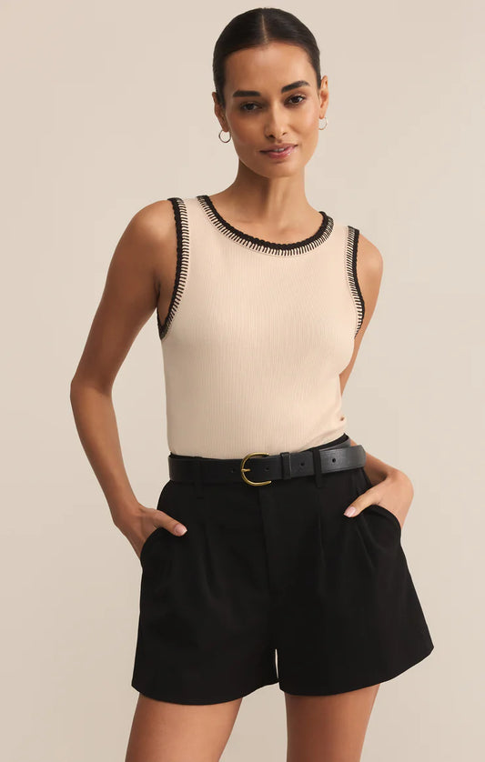 Z Supply Social Tank, Crystal