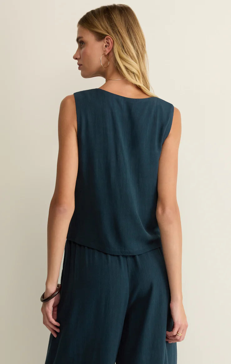 Z Supply Charli Top, Eclipse