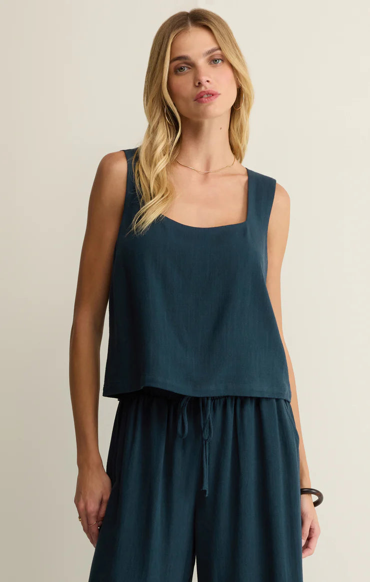 Z Supply Charli Top, Eclipse