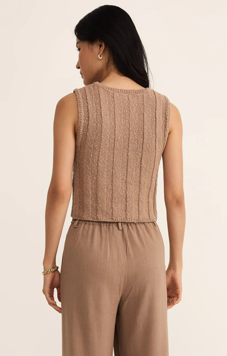 Z Supply Calan Top, Iced Coffee