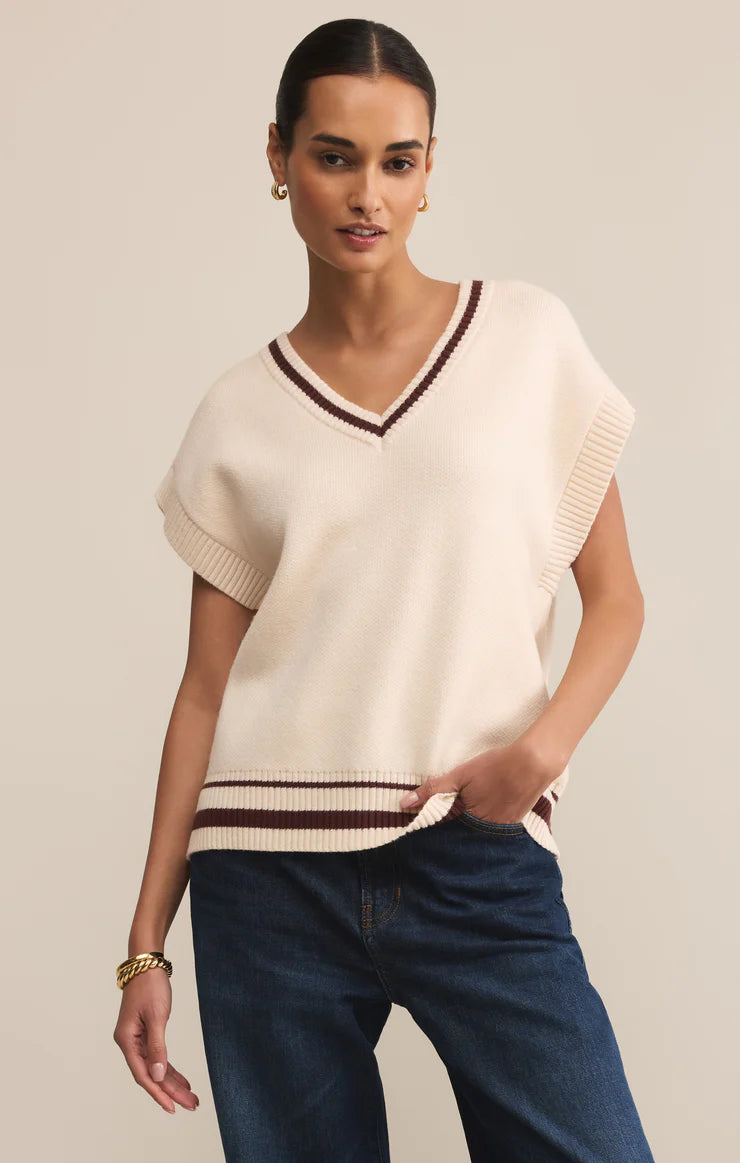 Z Supply Fletcher Sweater Vest, Crystal