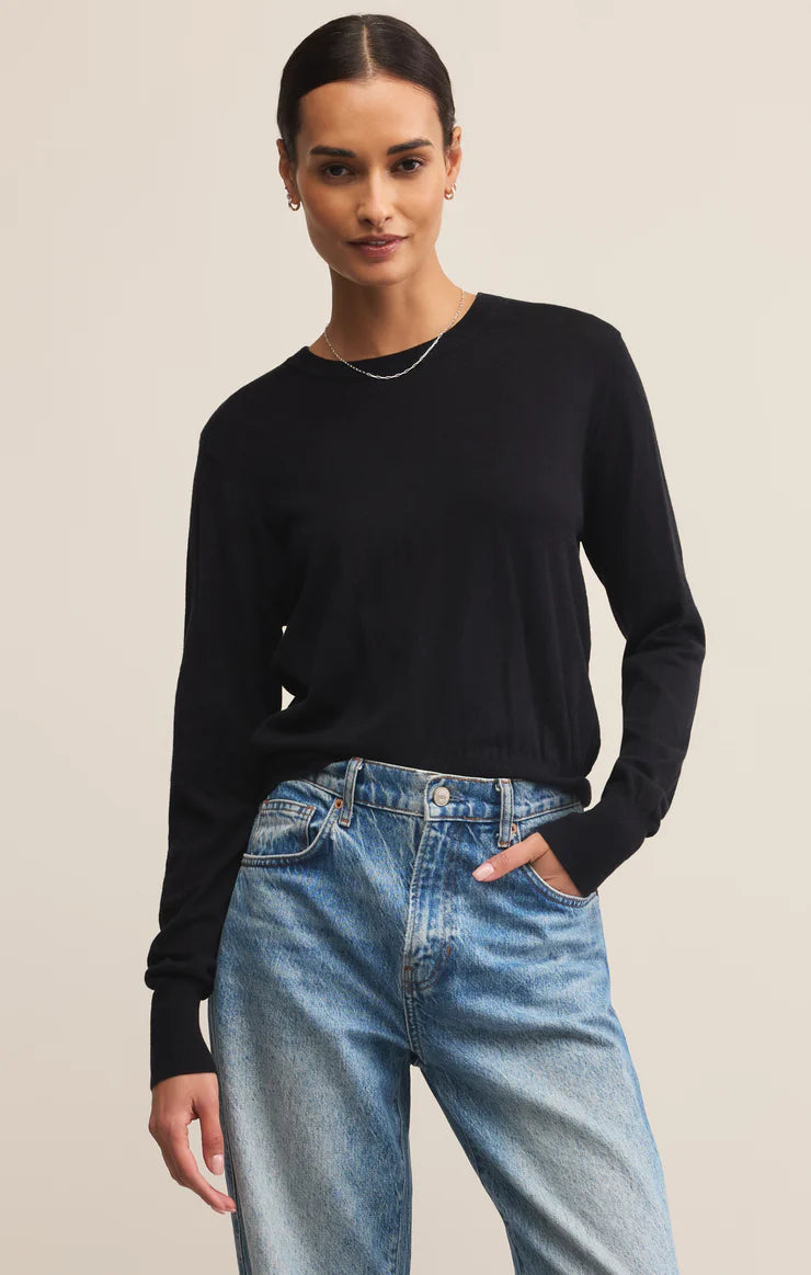 Z Supply The Perfect Layer Sweater, Black