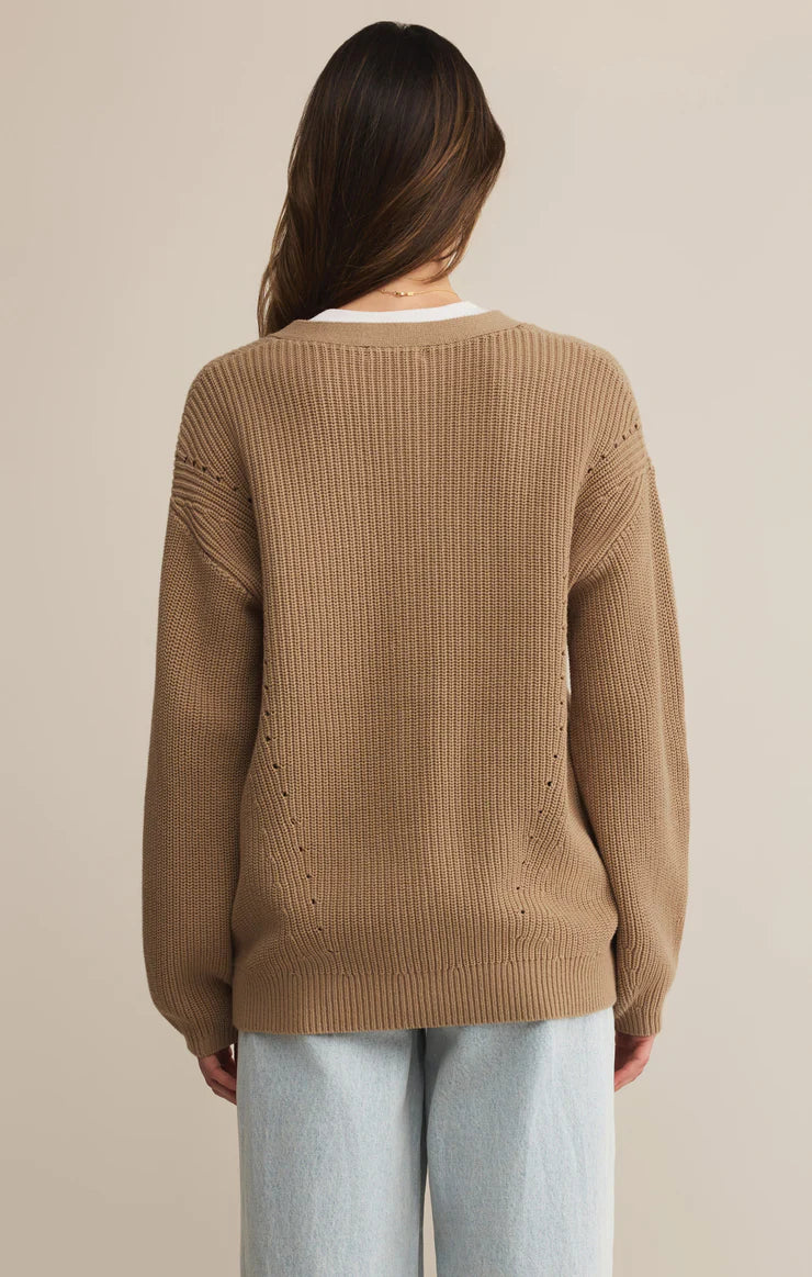 Z Supply Voyager Cardigan, Desert Tan