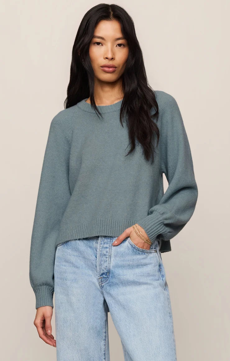 Z Supply Coming Up Cozy Sweater, Soft Succulent