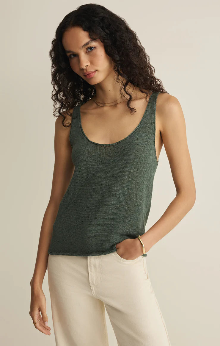 Z Supply Perch Sweater Tank, Everglade