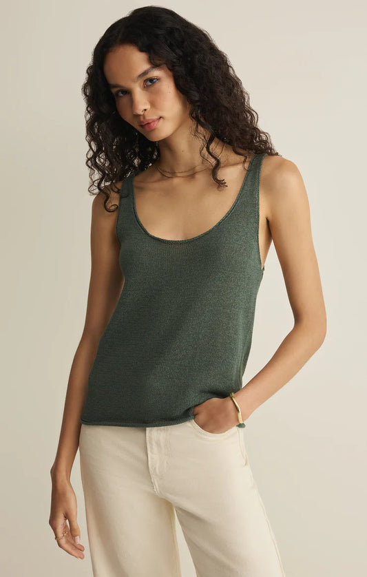 Z Supply Perch Sweater Tank, Everglade