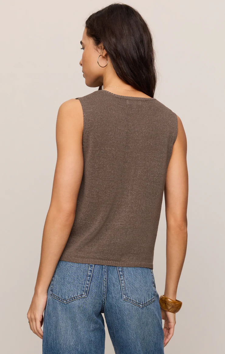 Z Supply Syd Sweater Vest, Pebble Coast