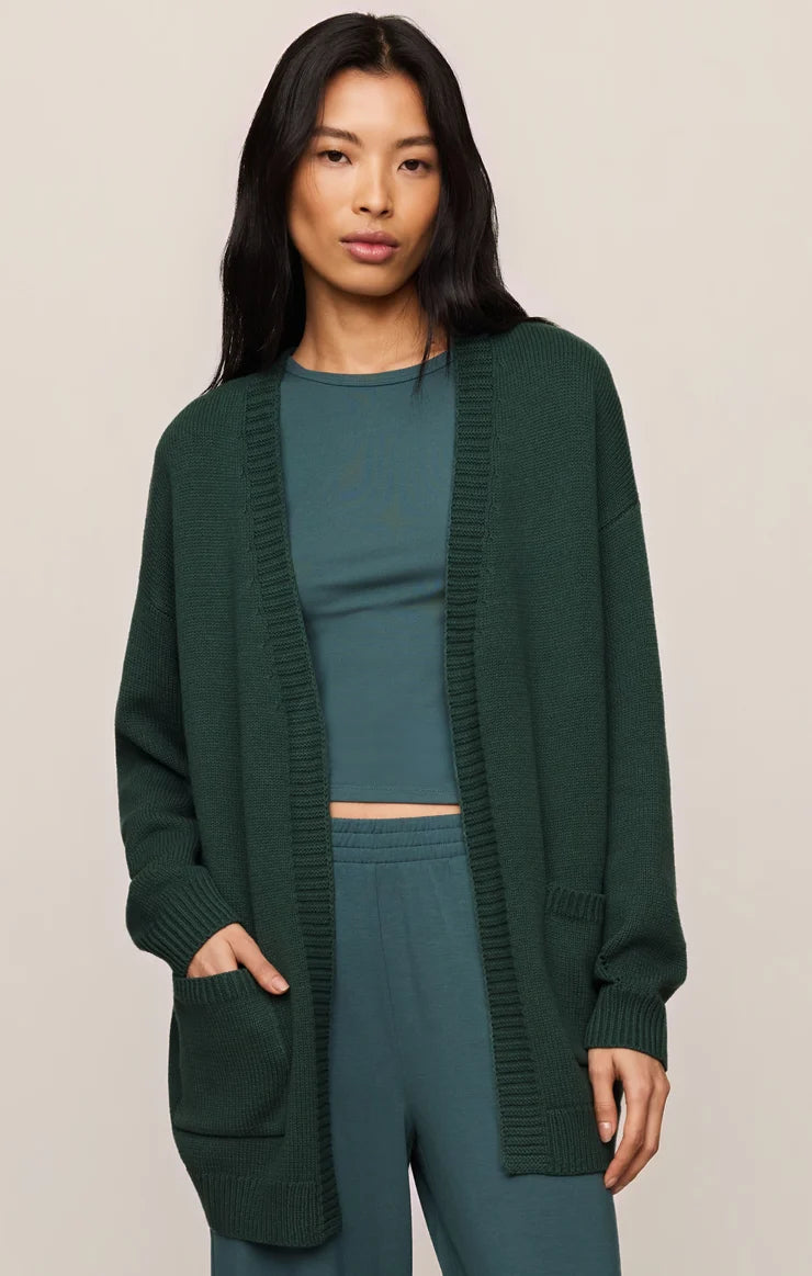 Z Supply Sanborn Open Cardigan, Emerald Cove