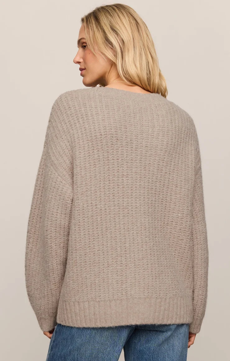 Z Supply Whitmore Cardigan, Light Khaki