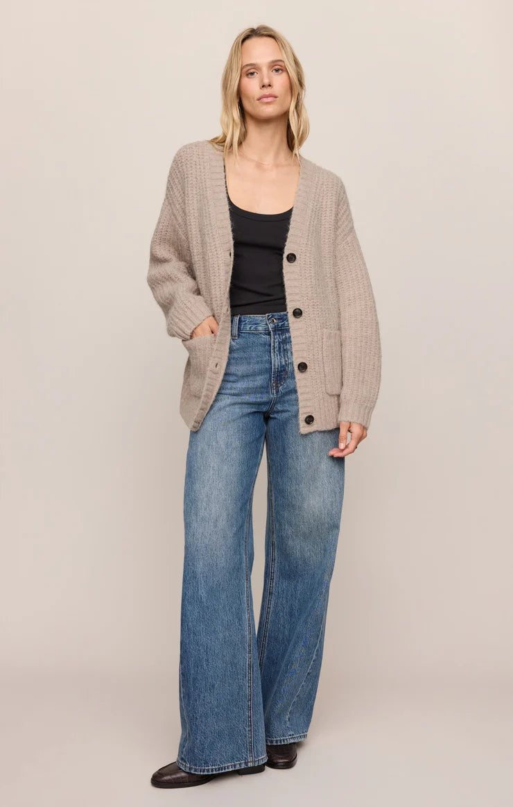 Z Supply Whitmore Cardigan, Light Khaki