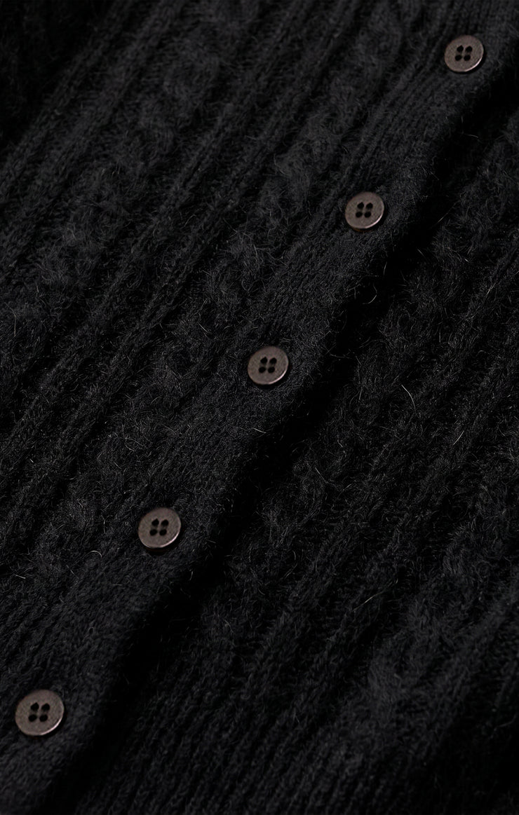 Z Supply Medina Pointelle Cardigan, Black