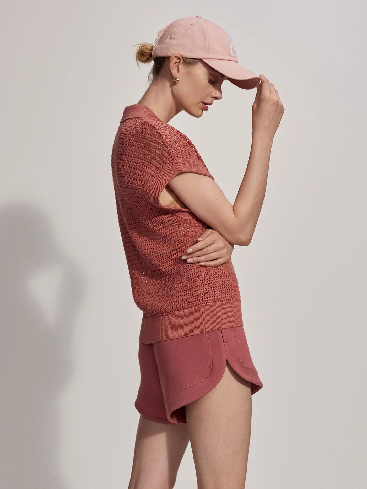 Varley Otto Knit Vest, Canyon Rose