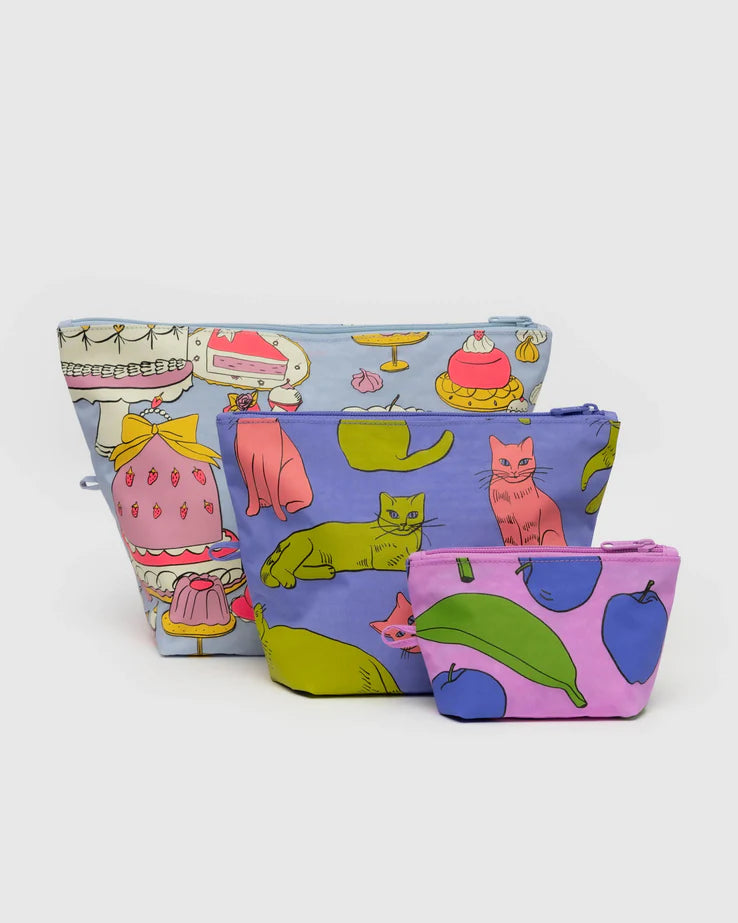 Baggu Go Pouch Set - Multiple Options