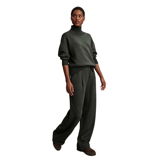 Varley The Extra Wide Leg Pant 32", Military Olive