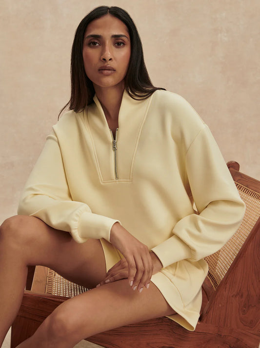 Varley Davidson Sweat, Anise Flower