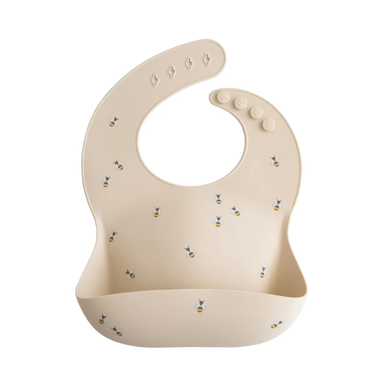 Mushie Silicone Baby Bib - Multiple Options