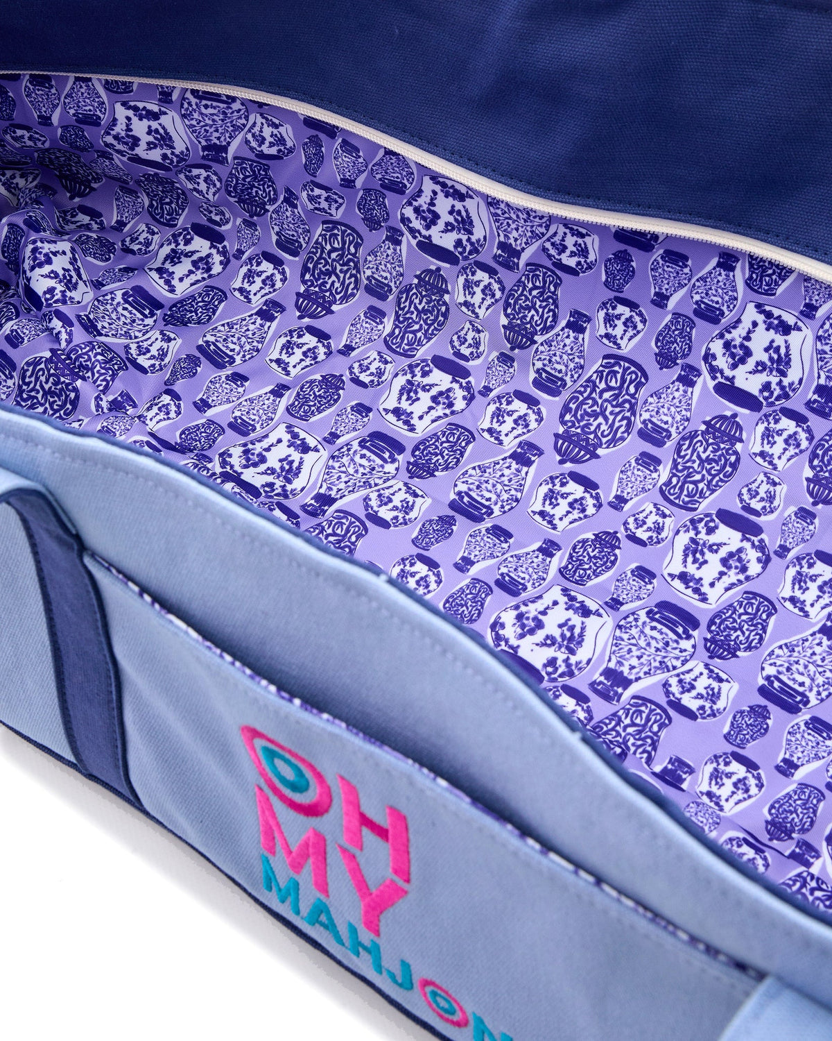Oh My Mahjong Mat Storage Bag, Blue