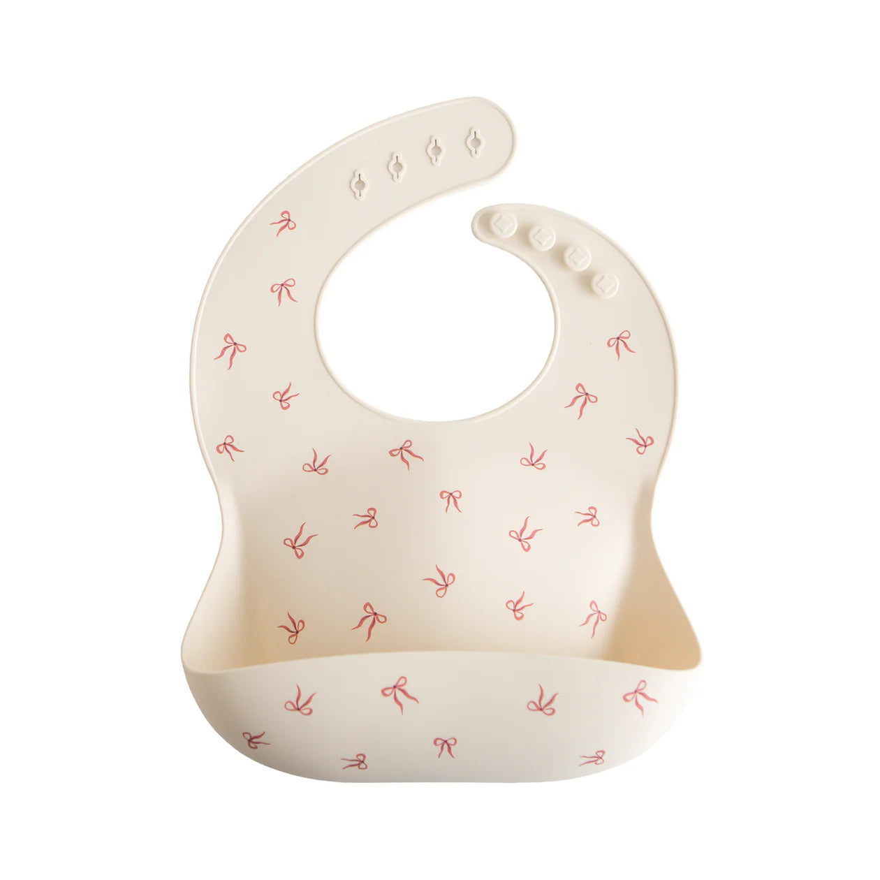 Mushie Silicone Baby Bib - Multiple Options