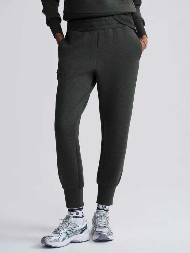 Varley The Slim Cuff Pant 27.5, Olive Marl