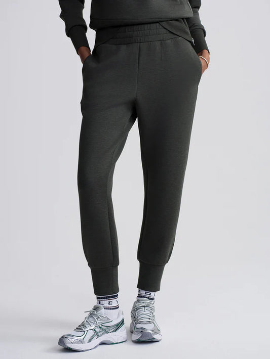 Varley The Slim Cuff Pant 27.5, Olive Marl