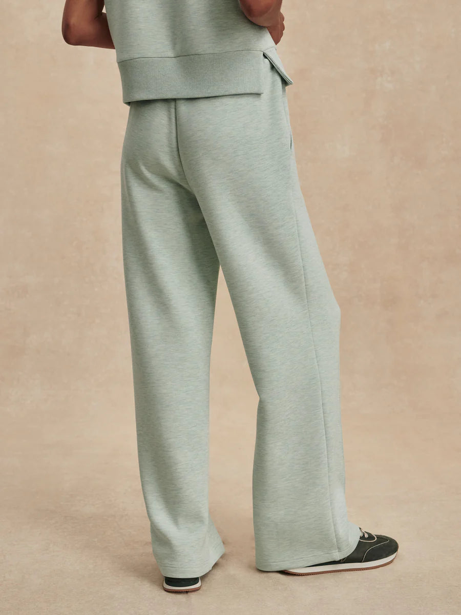 Varley The Wide Leg Pant 30", Mint Green Marl
