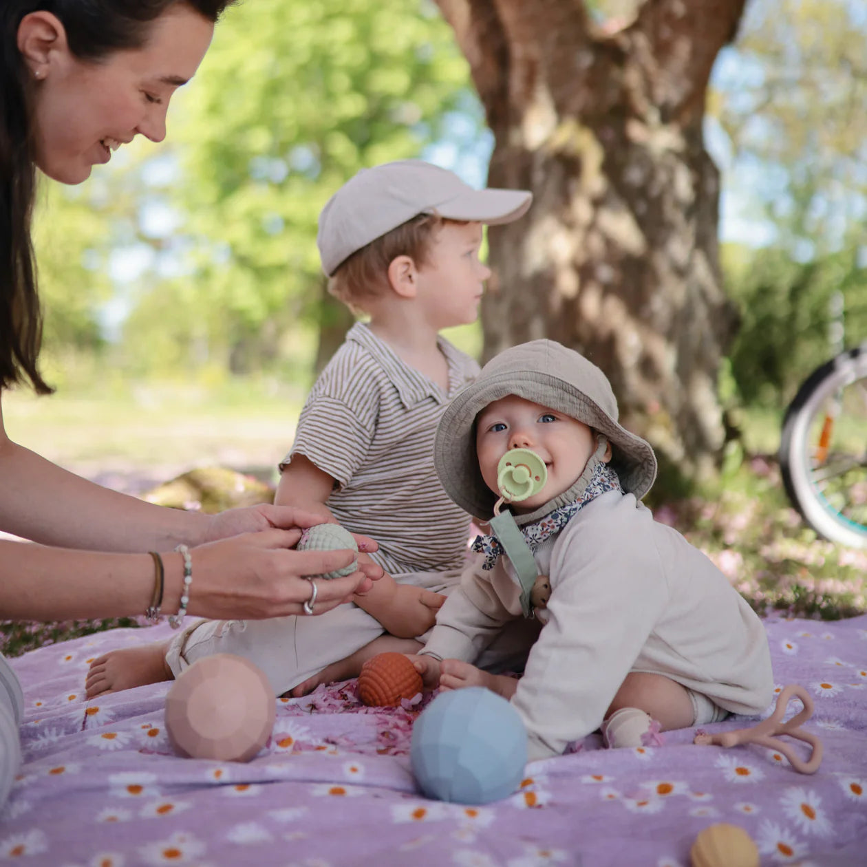 Mushie Nesting Spheres Sensory Toy - Multiple Options