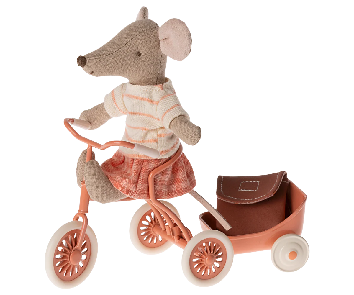 Maileg Tricycle Mouse, Big Sister with Bag - Multiple Options