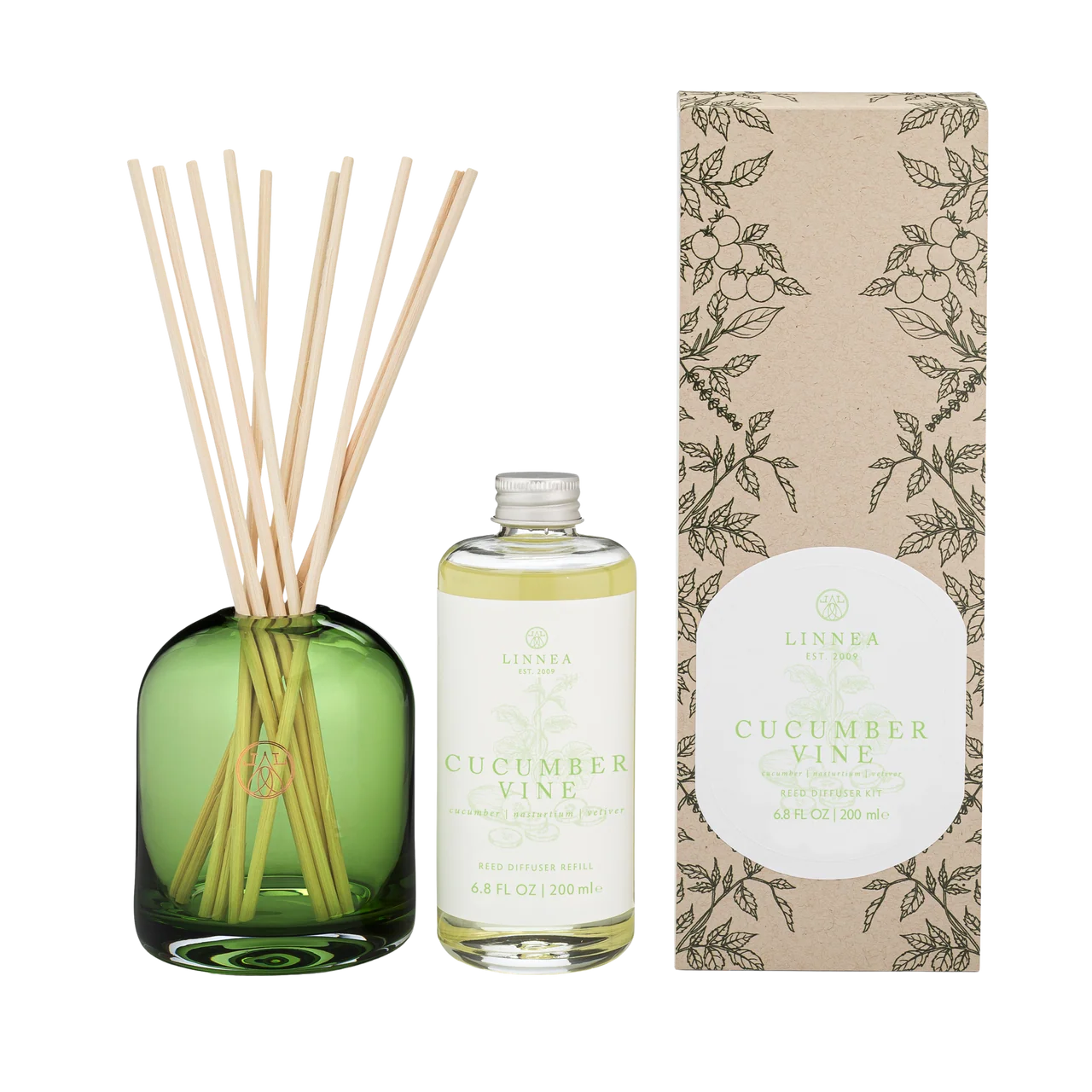 Linnea Diffuser Kit, Cucumber Vine