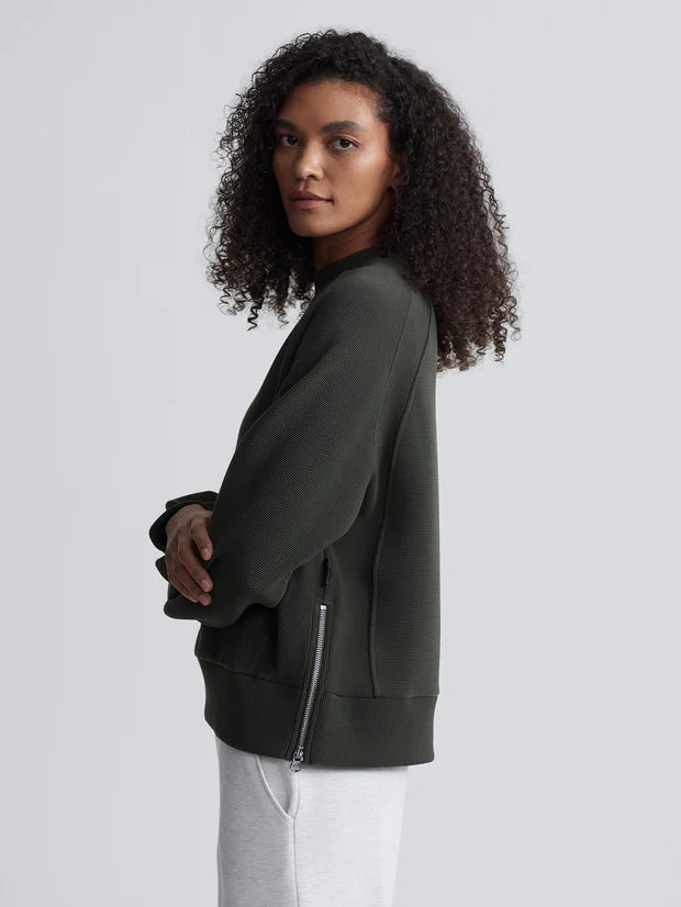 Varley Goulding Sweat, Dark Resin Green