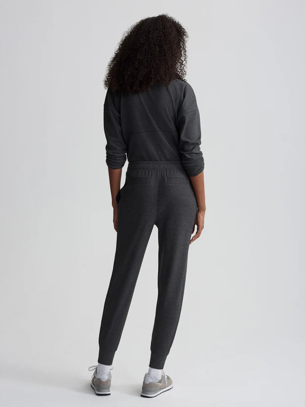 Varley Brushed Rib Slim Cuff Pant 27.5, Black Marl
