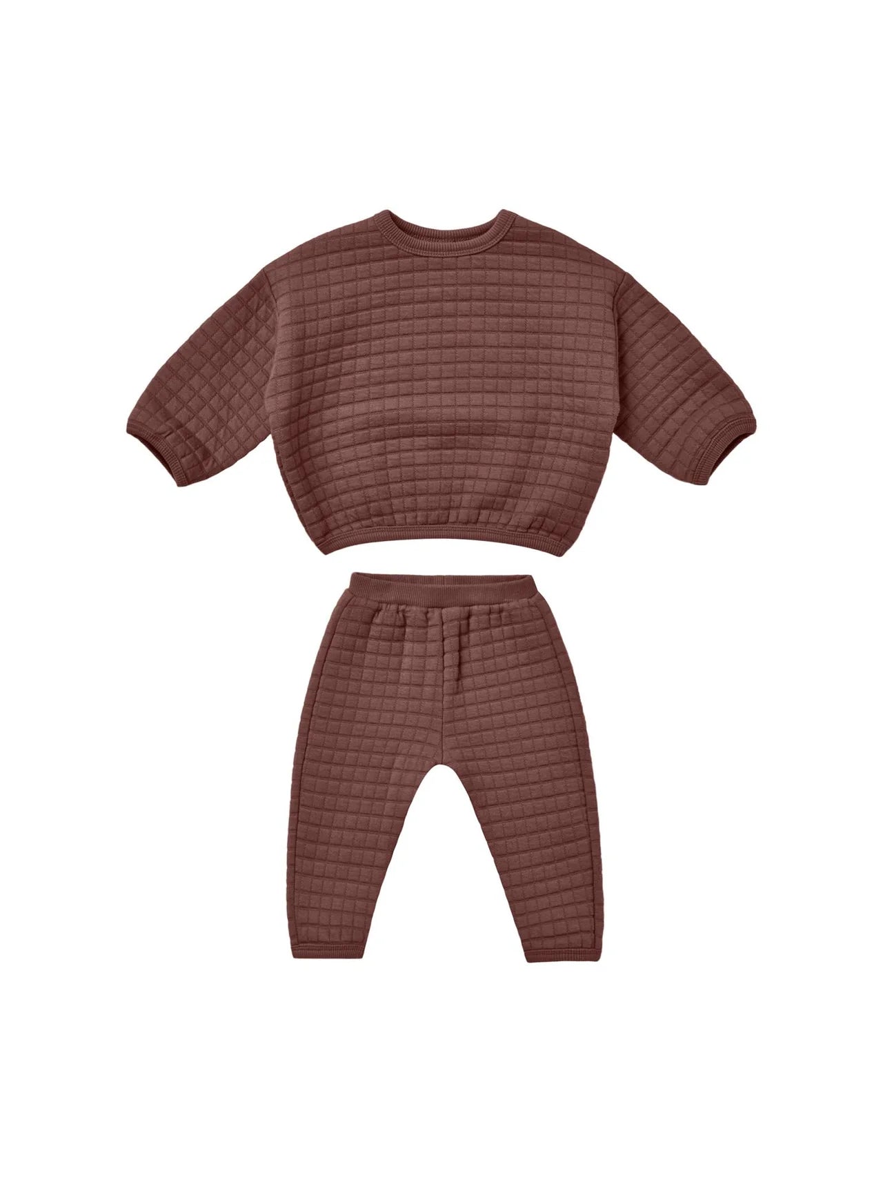 Quincy Mae Quilted Sweater + Pant Set - Multiple Options