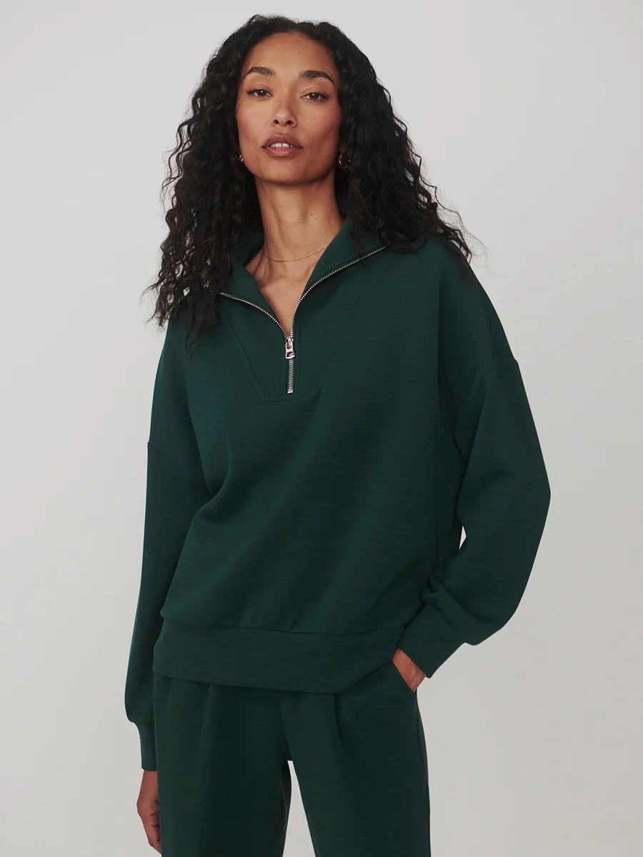 Varley Hawley Half Zip, Ponderosa Pine