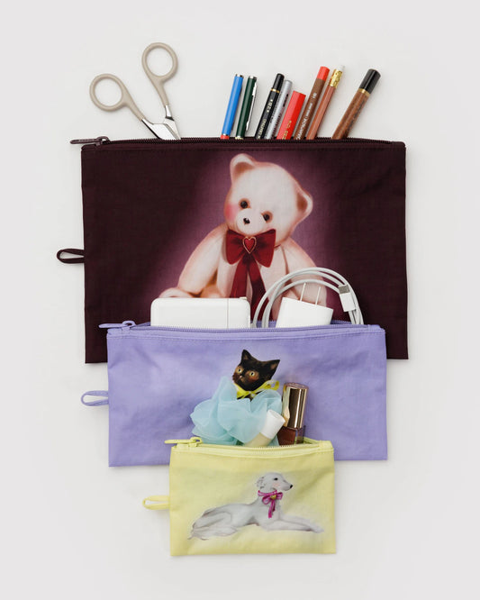 Baggu Flat Pouch Set - Multiple Options