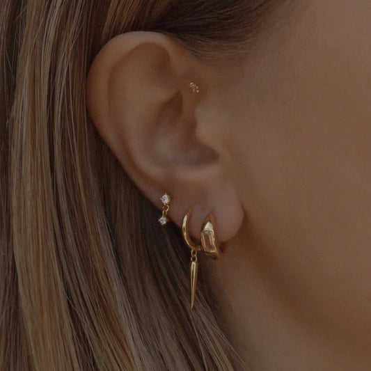 Mod + Jo Flynn Huggie Earrings