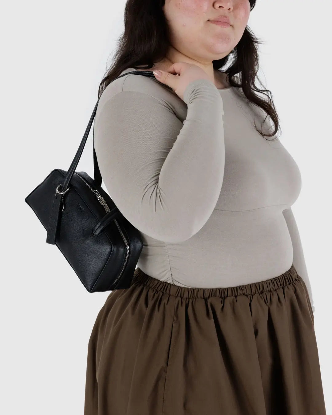 Baggu Small Recycled Leather Bowler Bag - Multiple Options