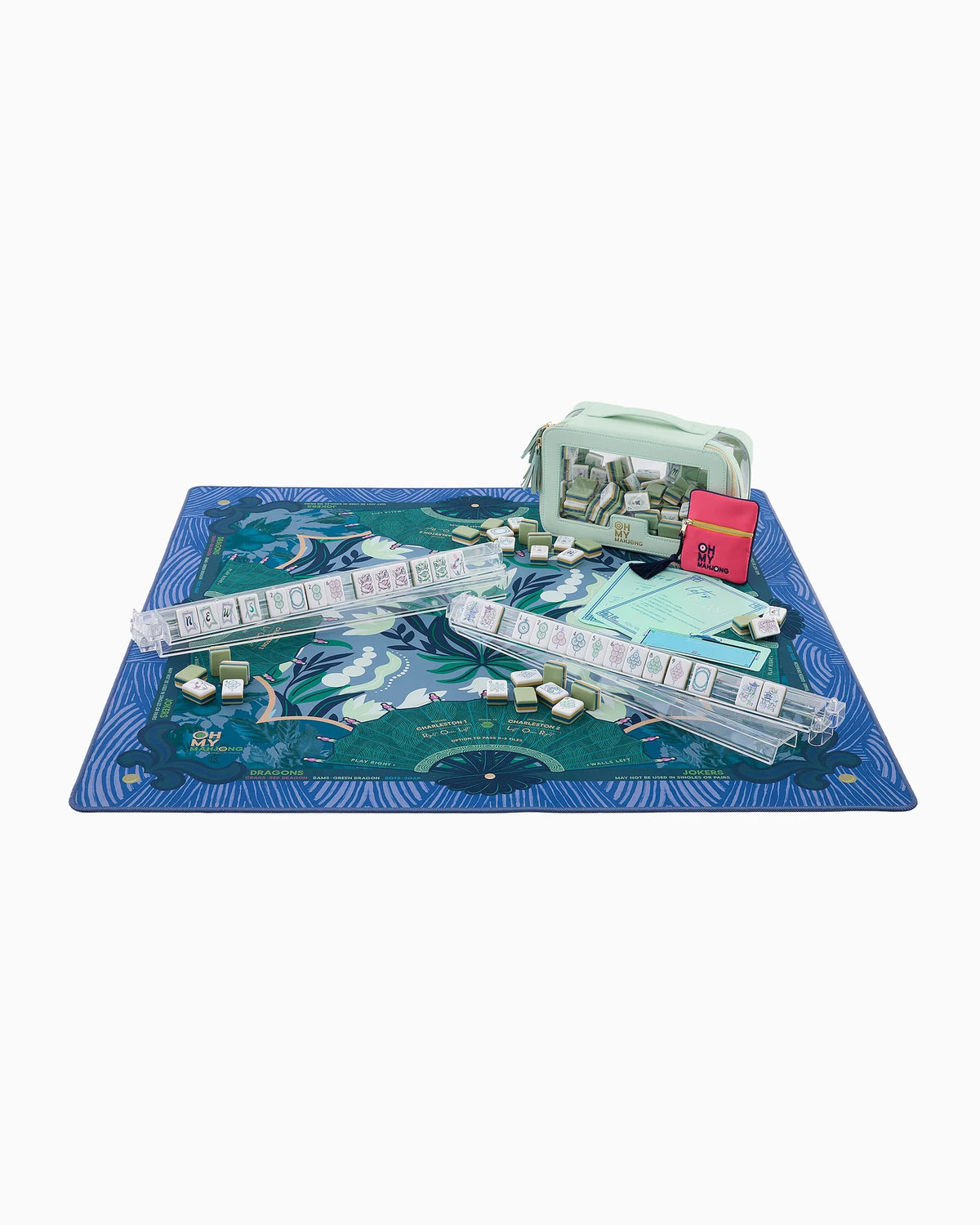Oh My Mahjong Mat in Tube, Jade