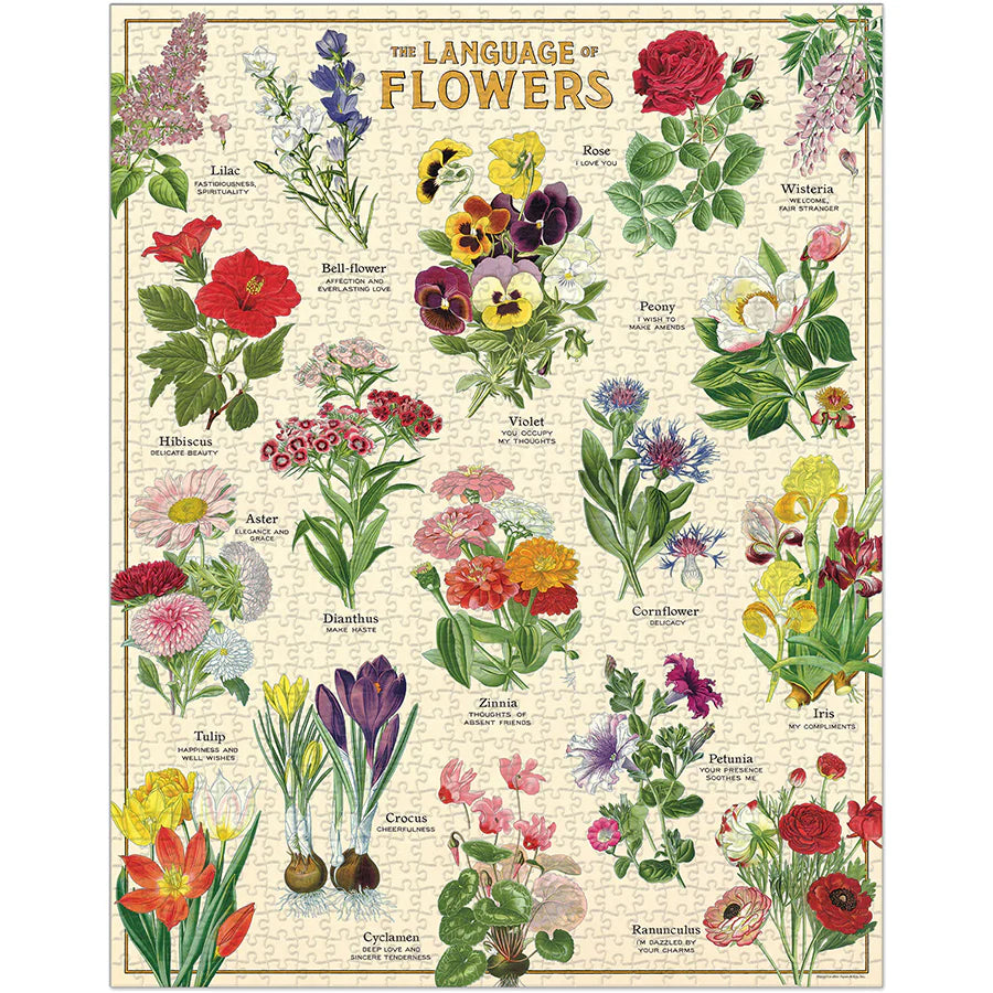 Cavallini & Co 1000 Piece Vintage Print Puzzles - Multiple Options