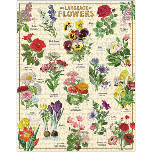 Cavallini & Co 1000 Piece Vintage Print Puzzles - Multiple Options