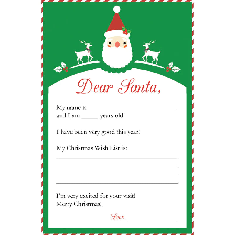 WH Hostess Social Stationery Letter To Santa