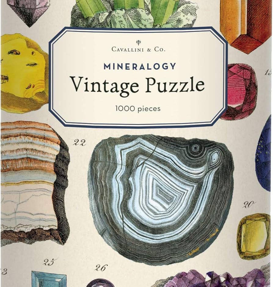 Cavallini & Co. 1000 Piece Vintage Print Puzzles - Multiple Options